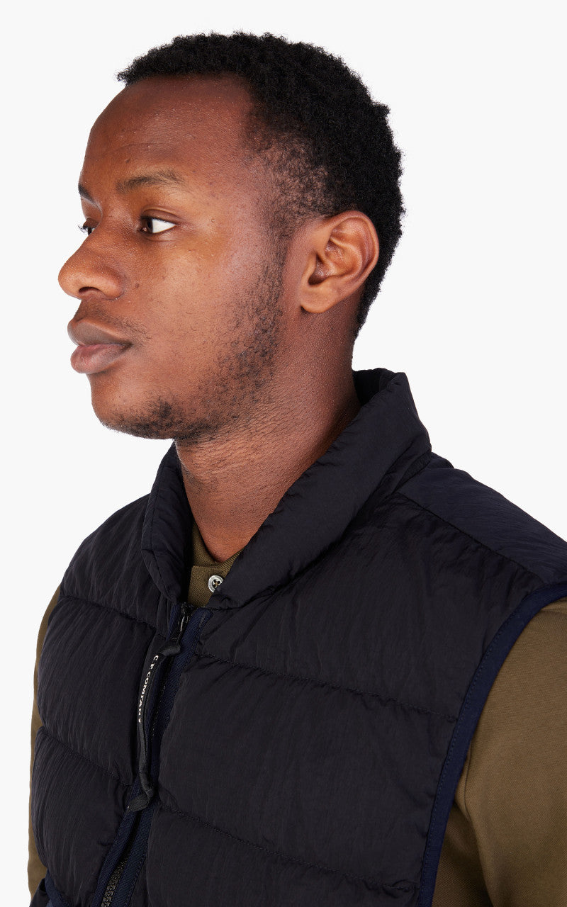 C.P. Company Eco-Chrome R Down Vest Total Eclipse