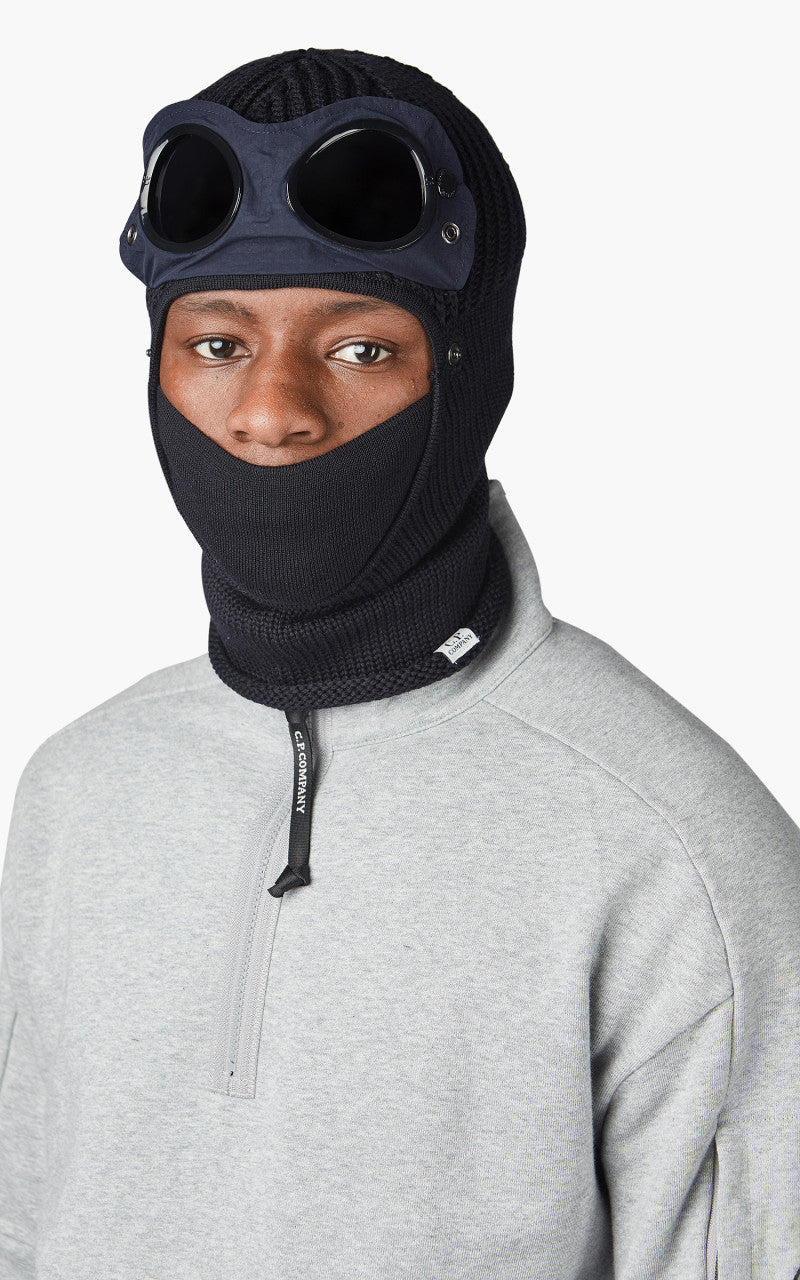C.P. Company Ski Mask Extrafine Merino Total Eclipse