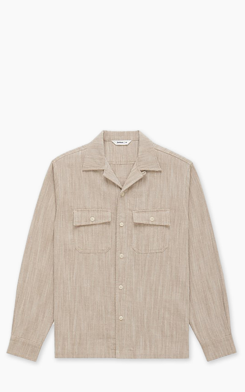 3sixteen Camp Shirt HBT Cotton/Linen Ecru