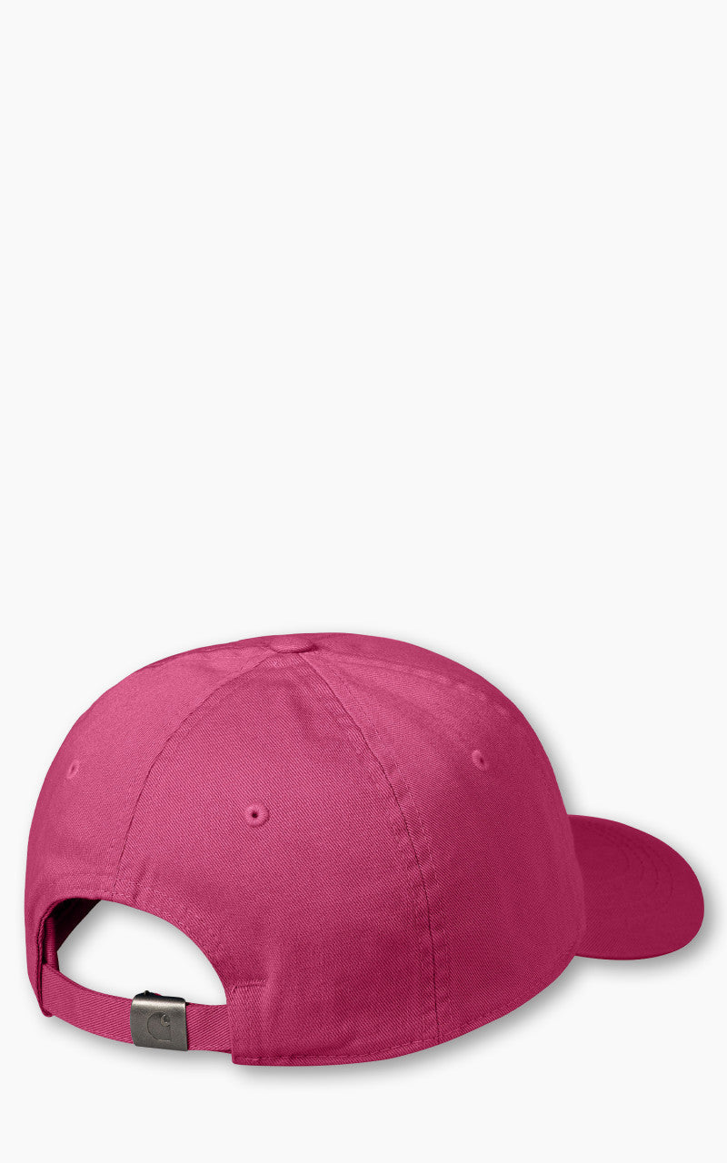 Carhartt WIP Madison Logo Cap Magenta/Weiß