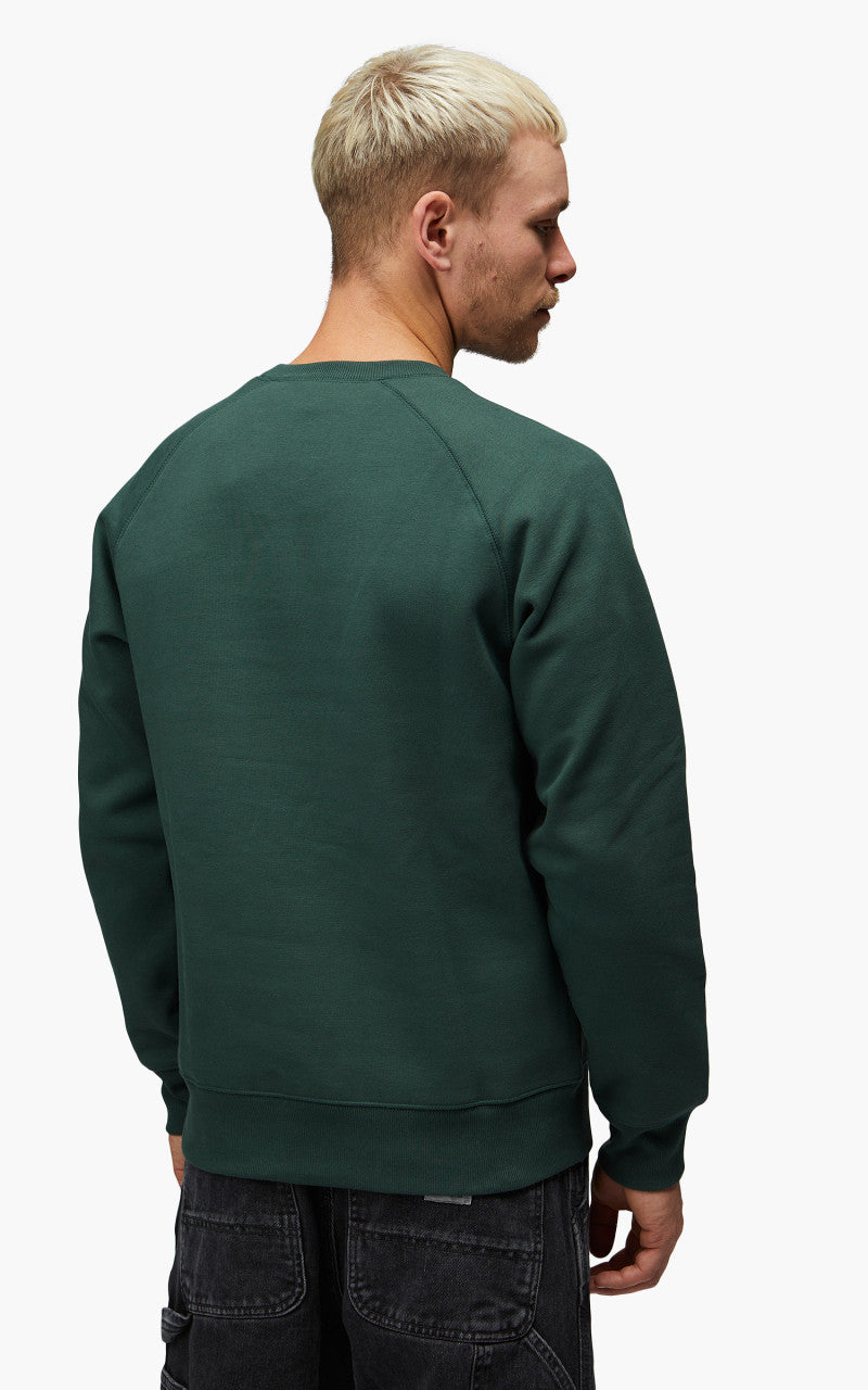 Carhartt WIP Chase Sweatshirt Juniper/Gold