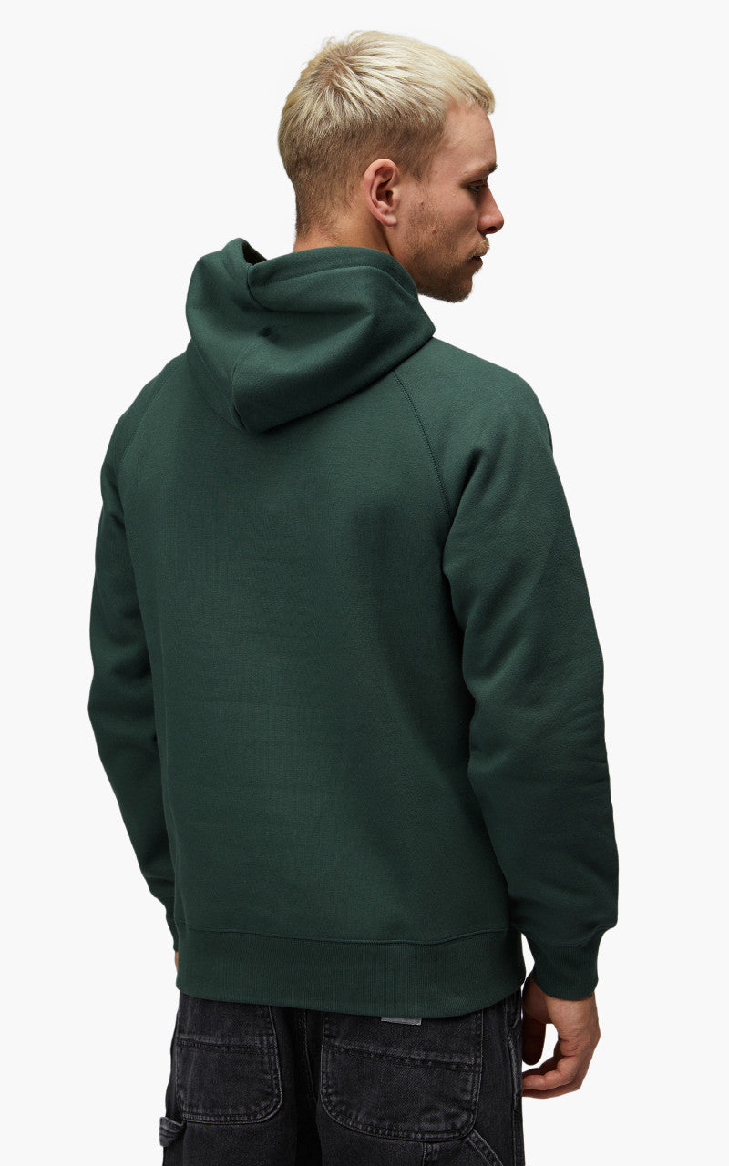 Carhartt WIP Hooded Chase Sweatshirt Juniper/Gold