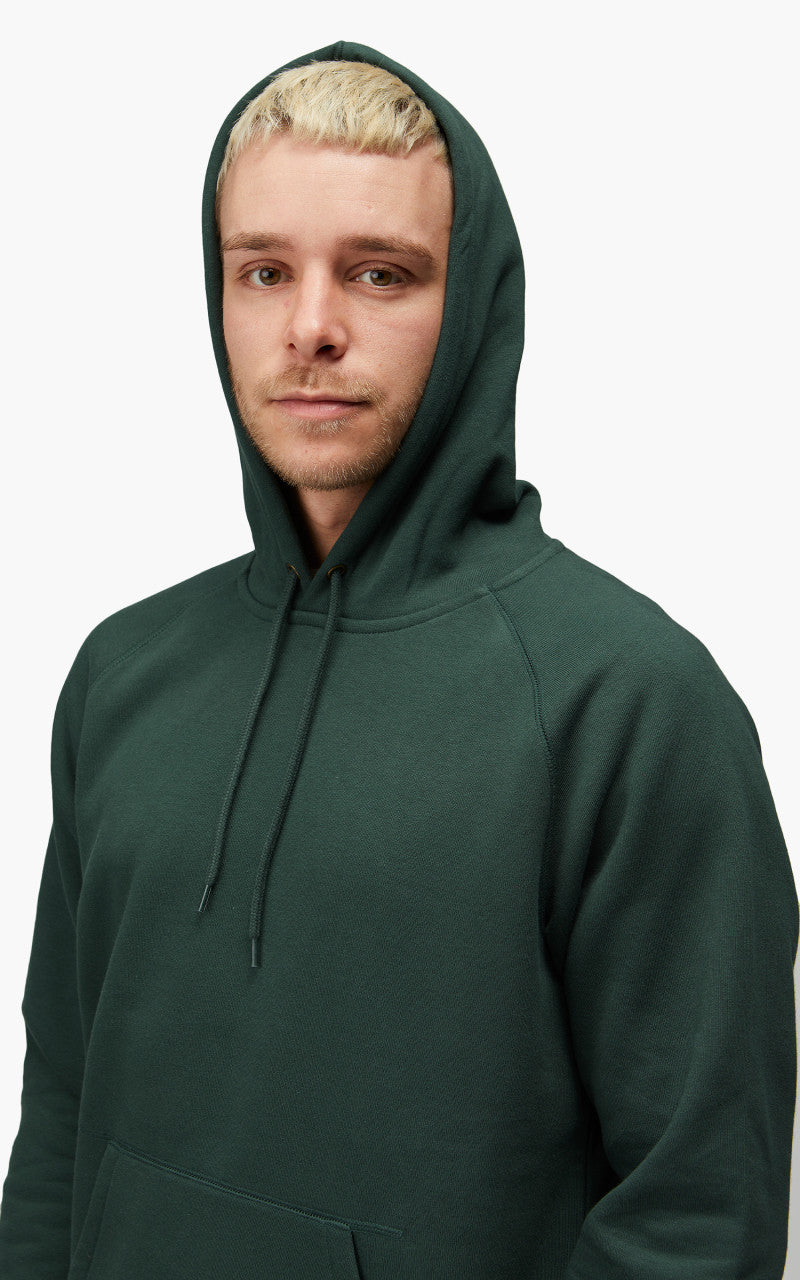 Carhartt WIP Hooded Chase Sweatshirt Juniper/Gold