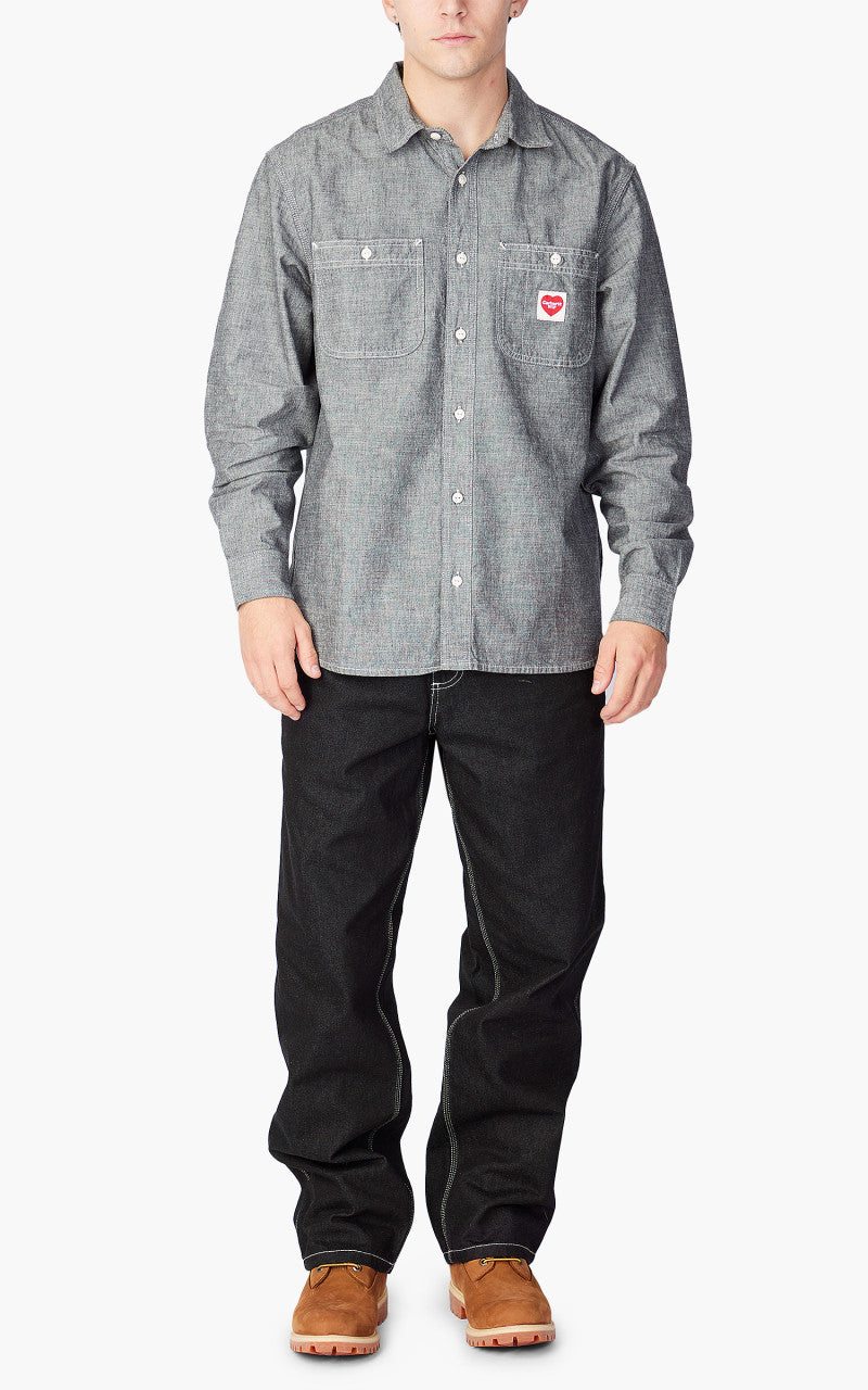 Carhartt WIP L/S Clink Heart Shirt Black Rinsed