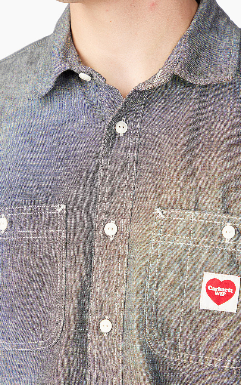 Carhartt WIP L/S Clink Heart Shirt Black Rinsed