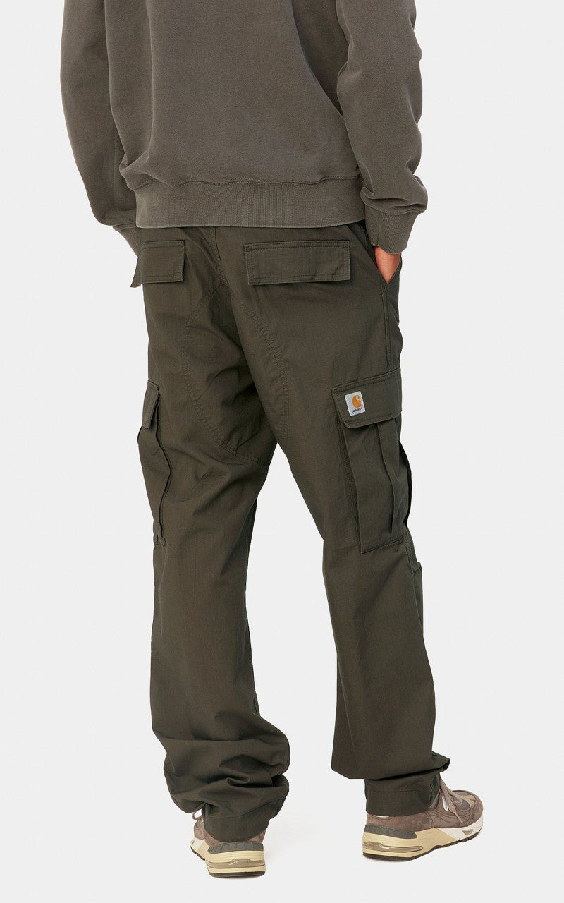 Carhartt WIP Regular Cargo Pant Columbia Ripstop Cypress Rinsed