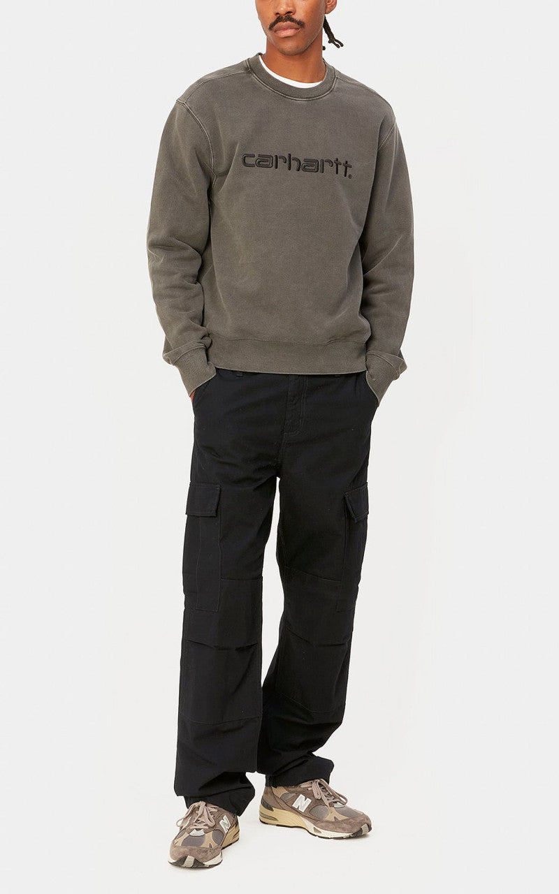 Carhartt WIP Regular Cargo Pant Columbia Ripstop Black Rinsed