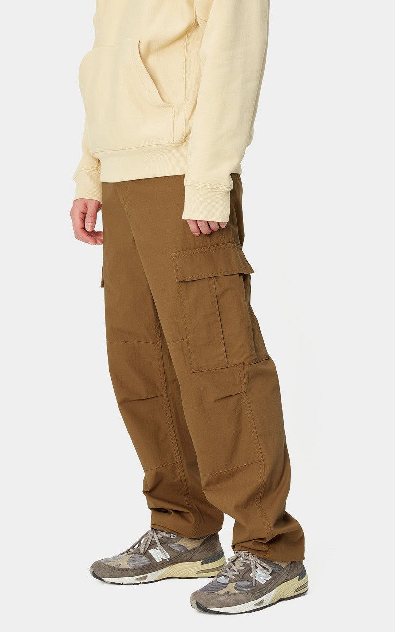 Carhartt WIP Regular Cargo Pant Columbia Ripstop Hamilton Brown Rinsed