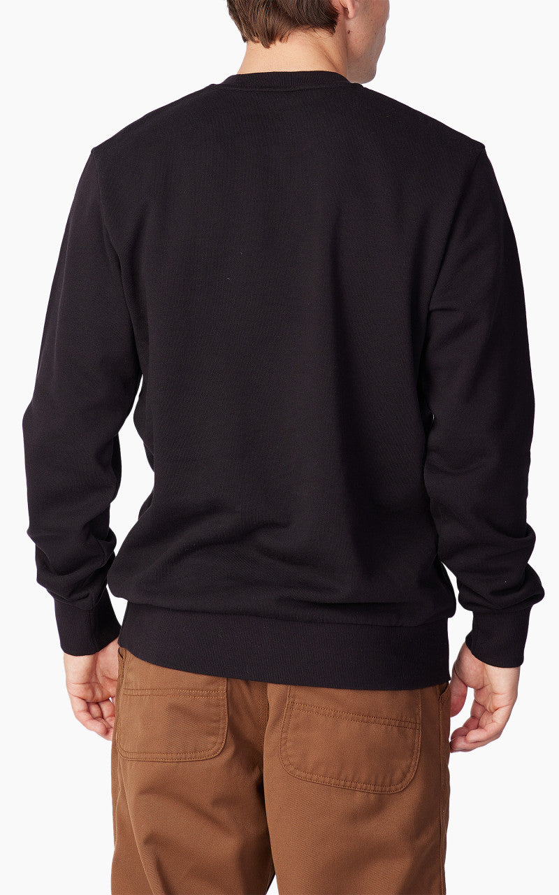 Carhartt WIP Script Embroidery Sweat Black/White