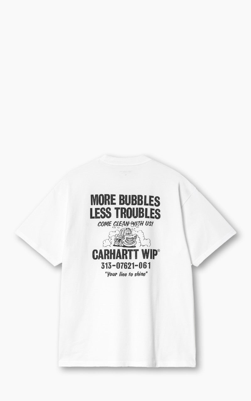 Carhartt WIP S/S Less Trouble T-Shirt White/Black