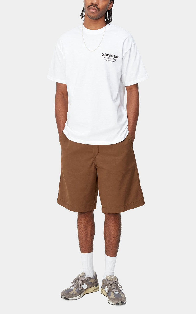 Carhartt WIP S/S Less Trouble T-Shirt White/Black