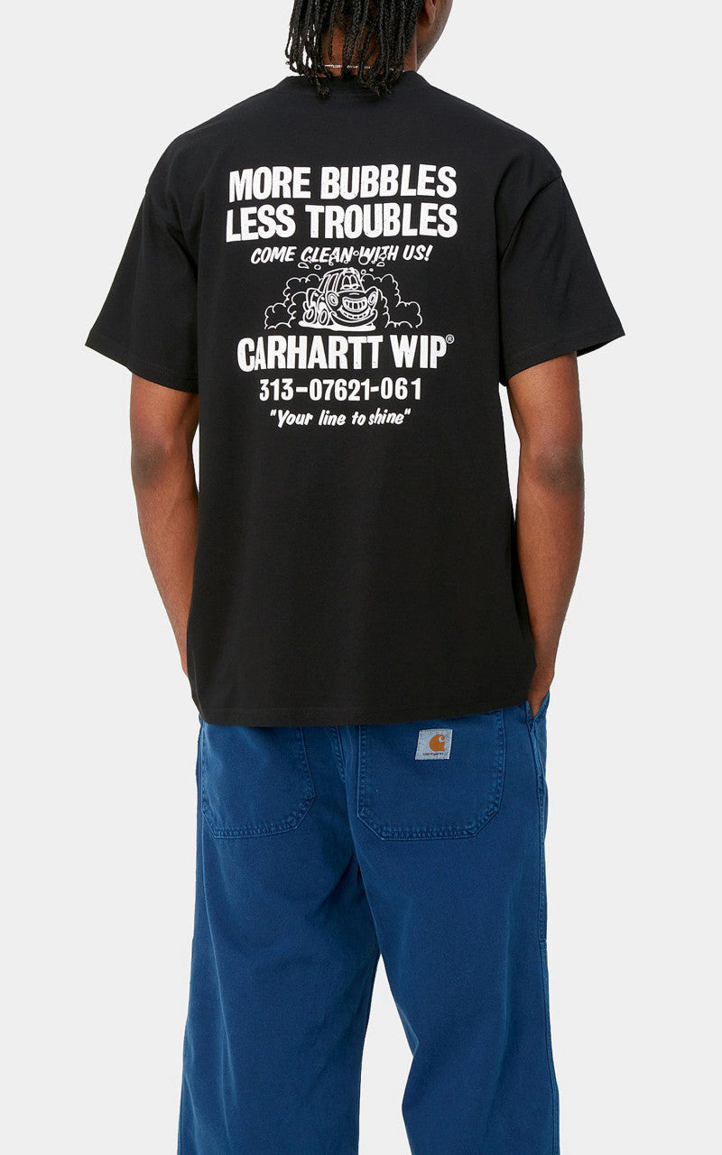 Carhartt WIP S/S Less Trouble T-Shirt Black/White