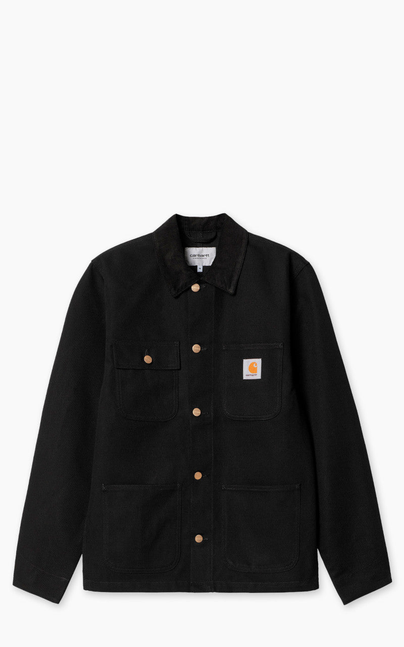 Carhartt WIP Michigan Coat Dearborn Canvas Rigid Black/Black