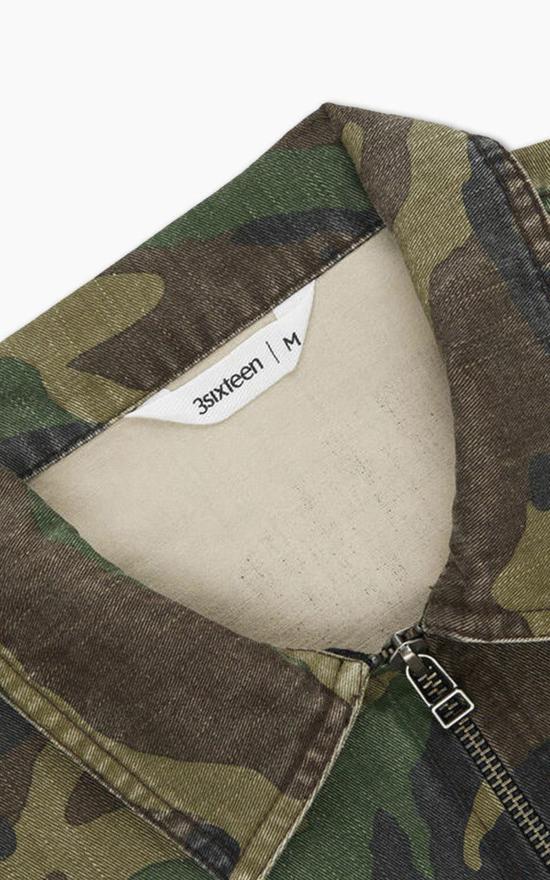 3sixteen Club Jacket Camo Twill