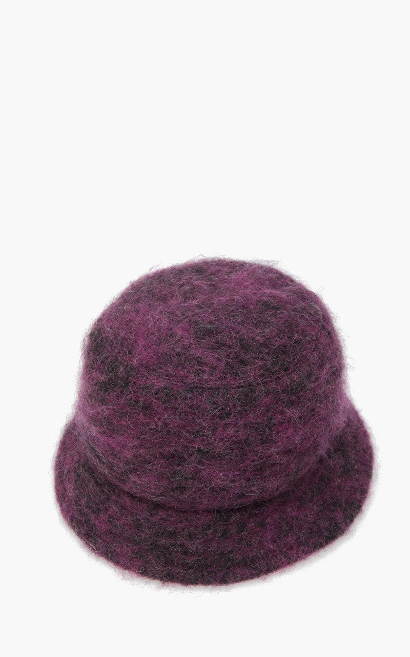 Marni Bucket Hat Brushed Wool Dry Rose