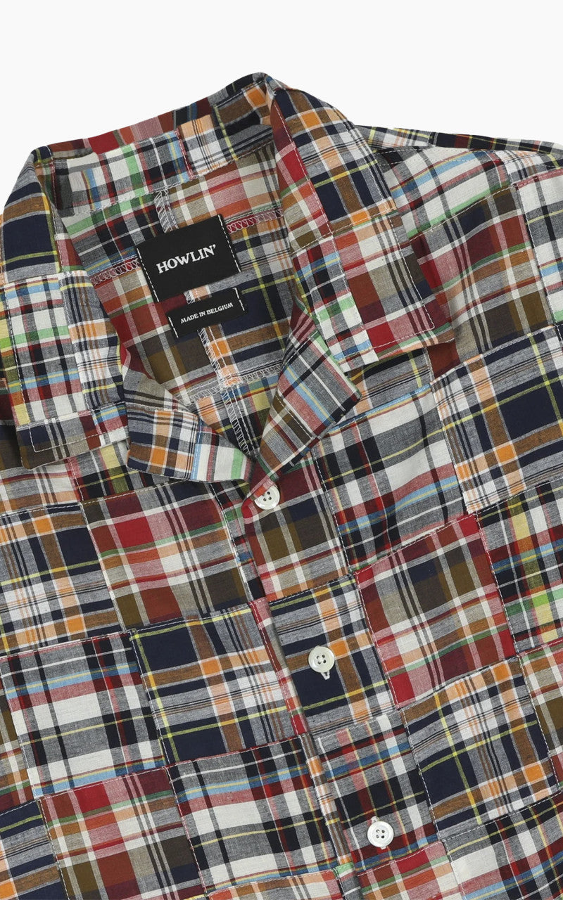 Howlin' Cocktail D`Amore Shirt Multi Madras Patchwork