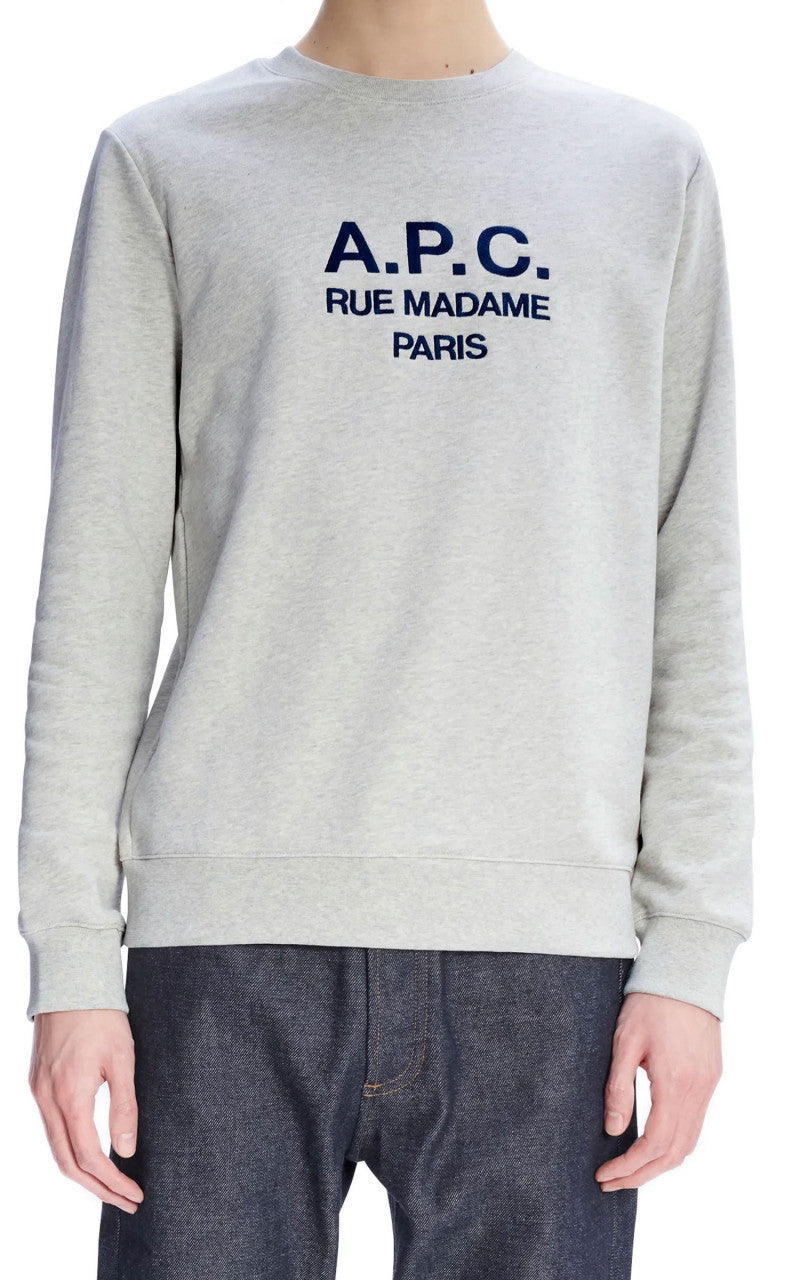 A.P.C. Sweatshirt Rufus Heathered Ecru