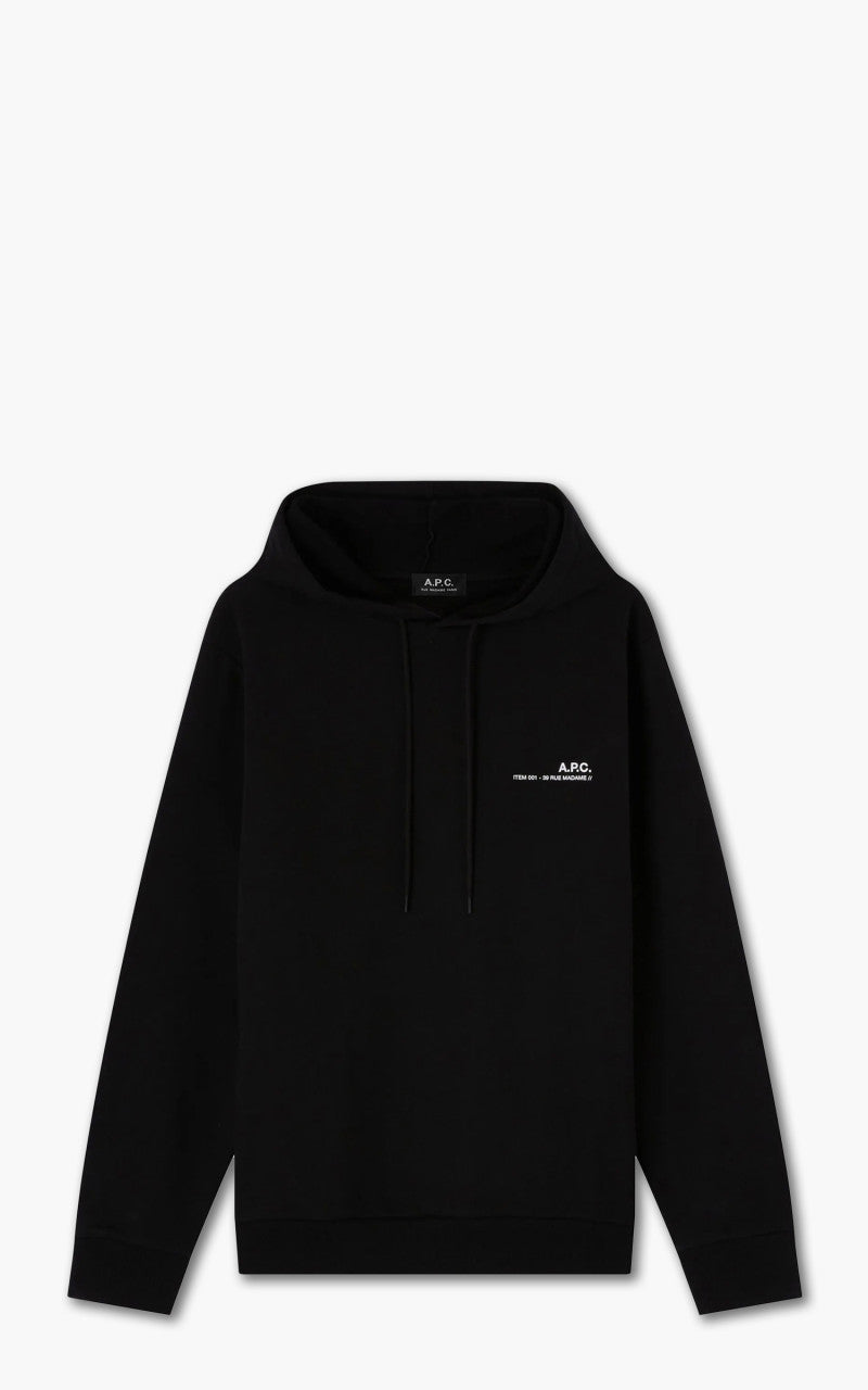 A.P.C. Hoodie Item Black