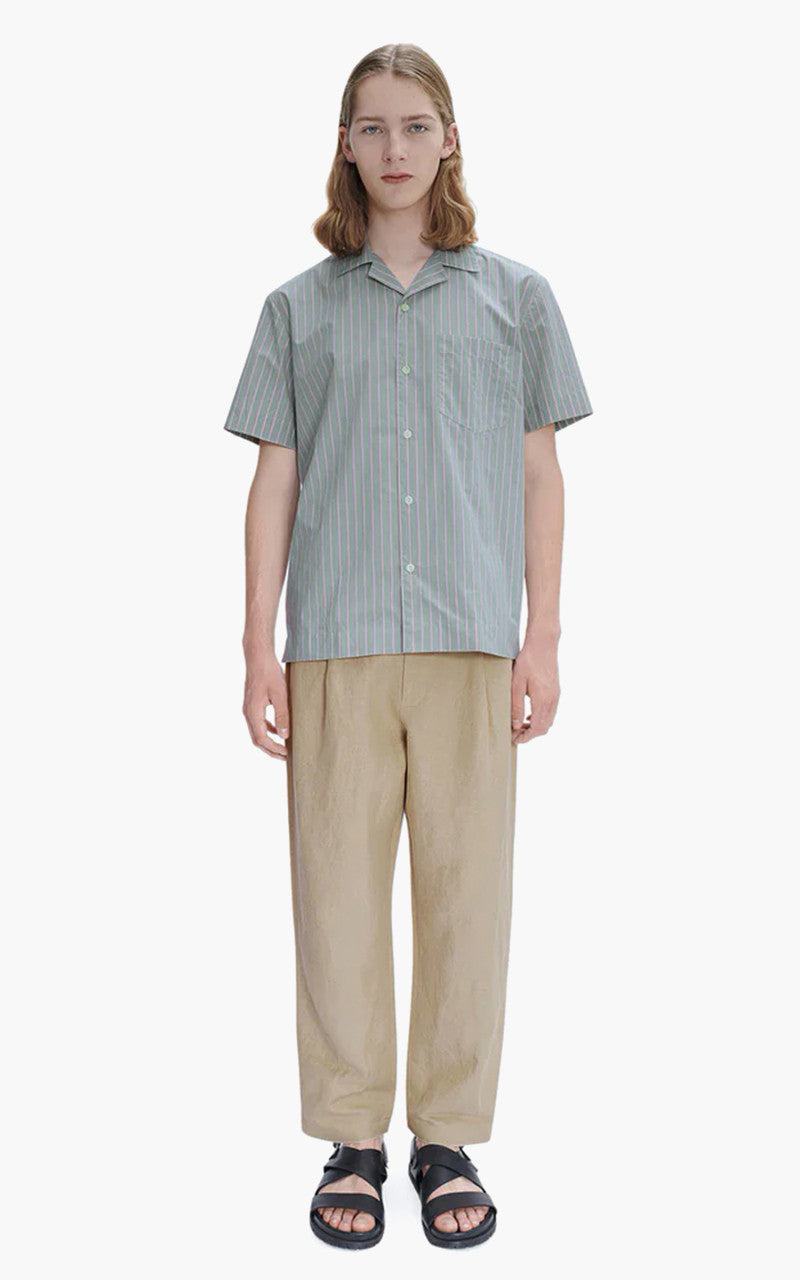 A.P.C. Edd Short-Sleeve Shirt Pale Green