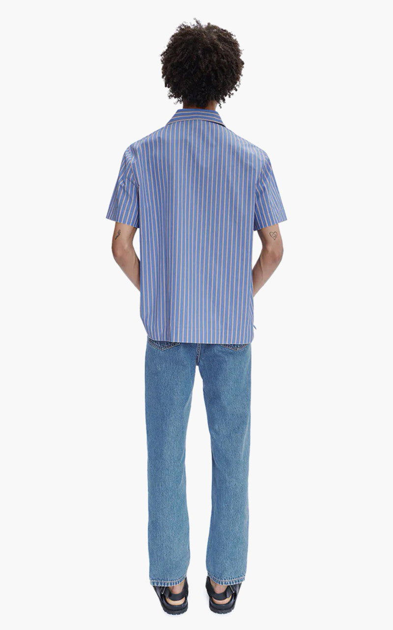 A.P.C. Edd Short-Sleeve Shirt Blue