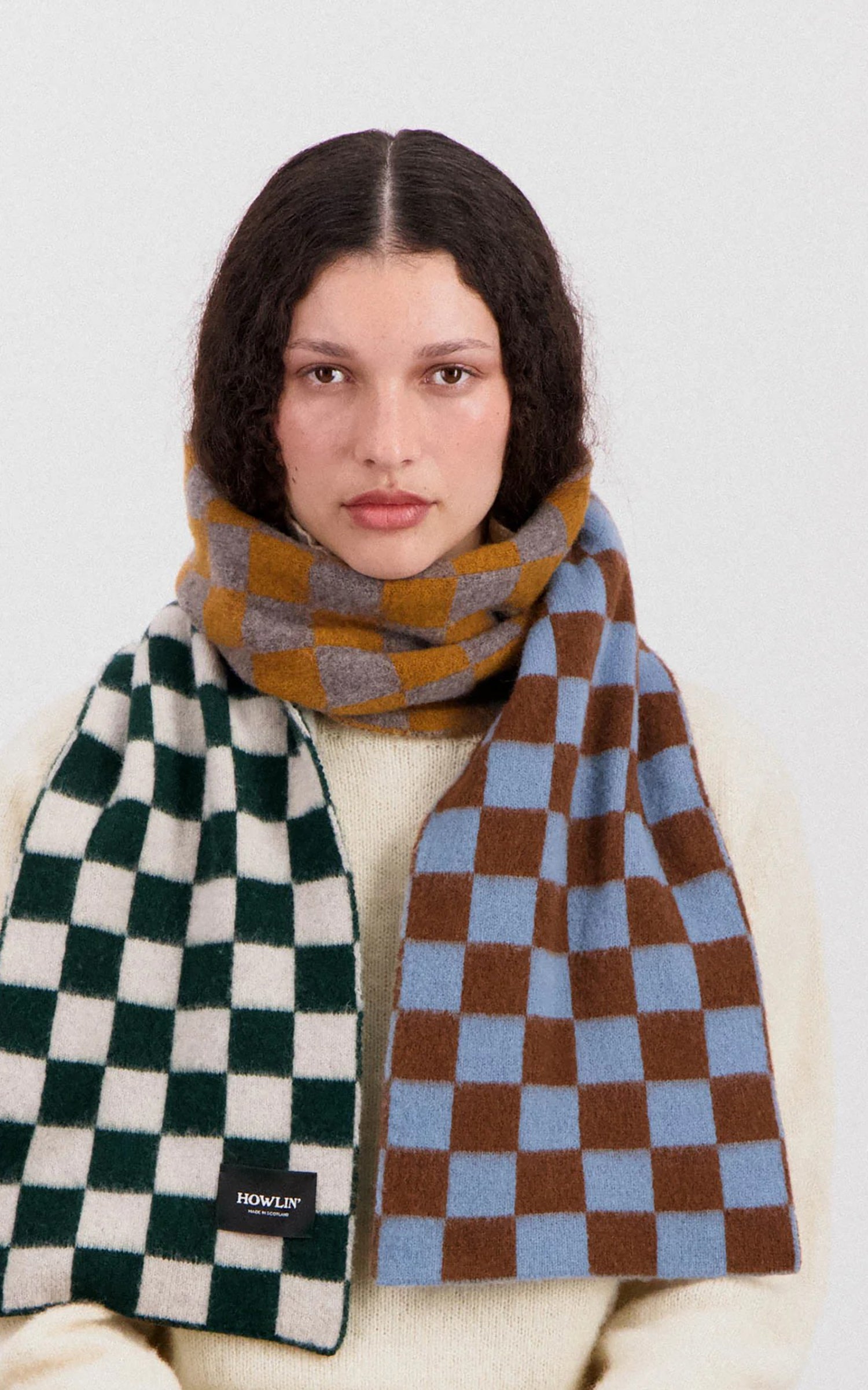 Howlin' Cosmic Checkerboard Scarf Dreamy