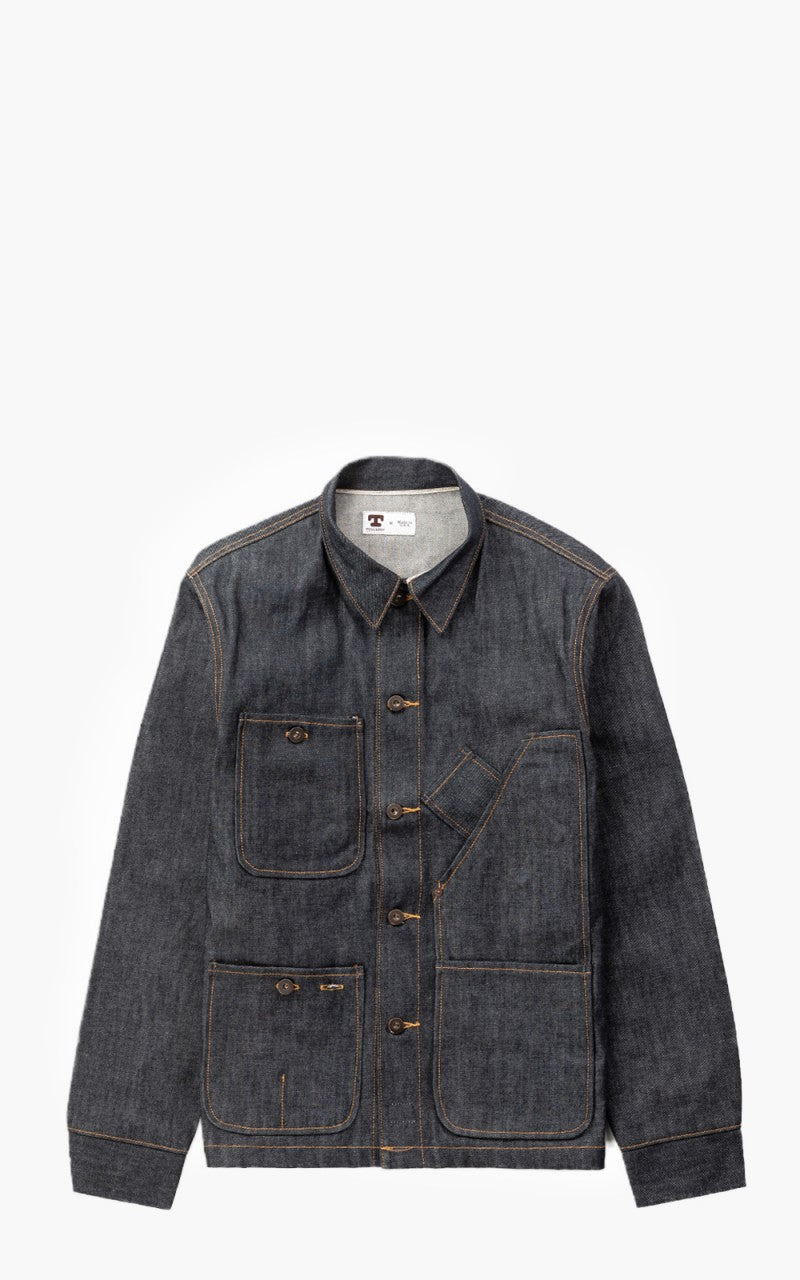Tellason Coverall Jacket Selvedge Denim Indigo 12.5oz