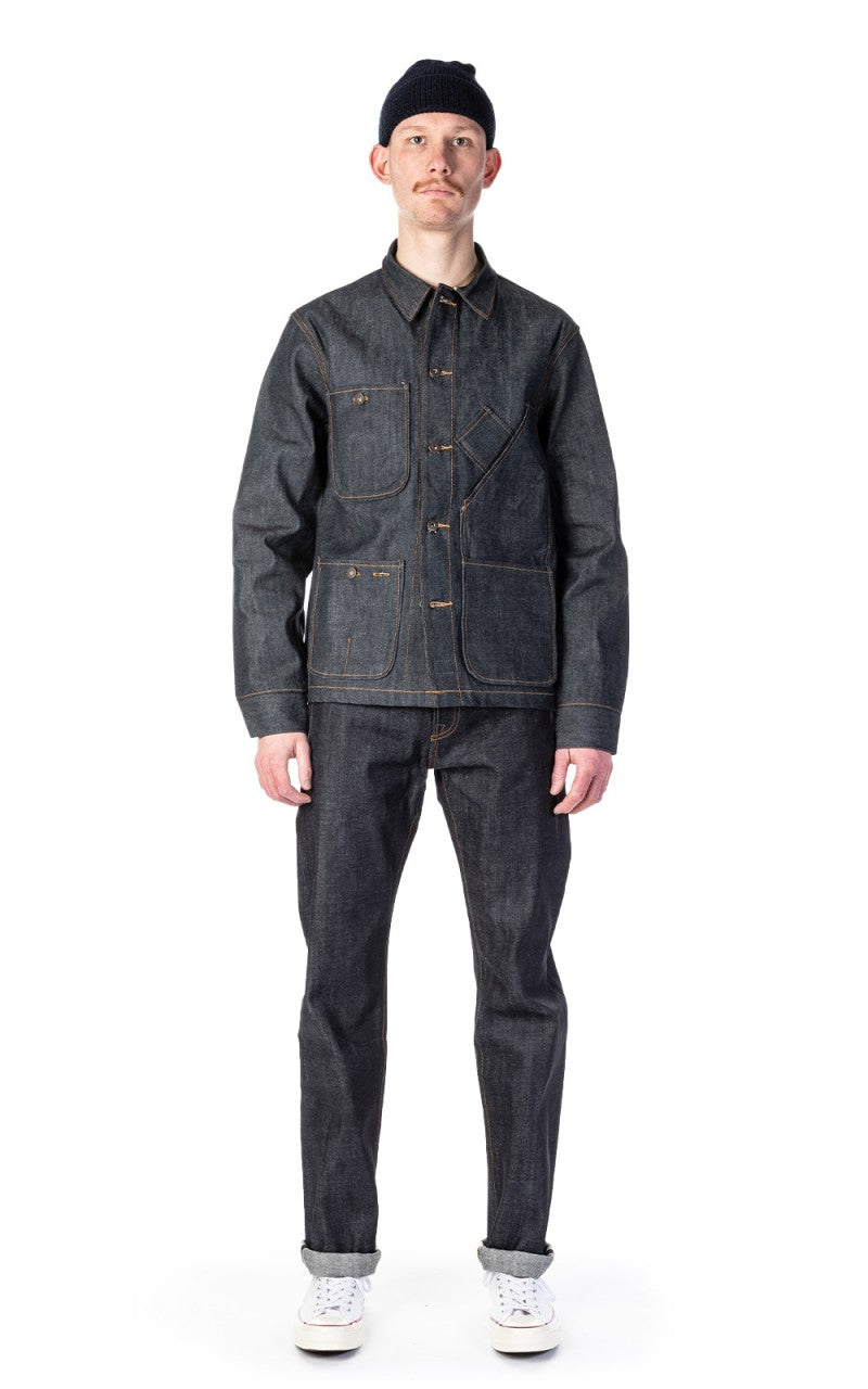Tellason Coverall Jacket Selvedge Denim Indigo 12.5oz