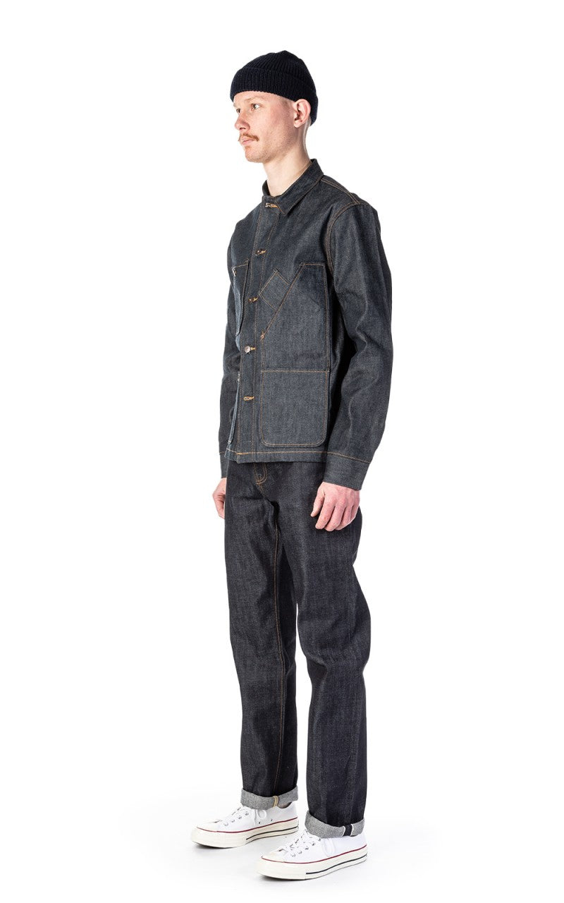 Tellason Coverall Jacket Selvedge Denim Indigo 12.5oz