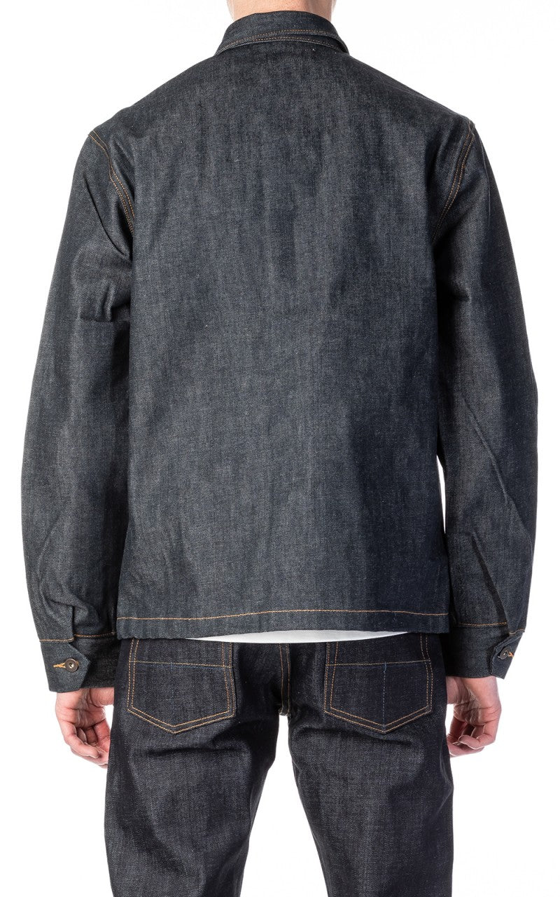 Tellason Coverall Jacket Selvedge Denim Indigo 12.5oz