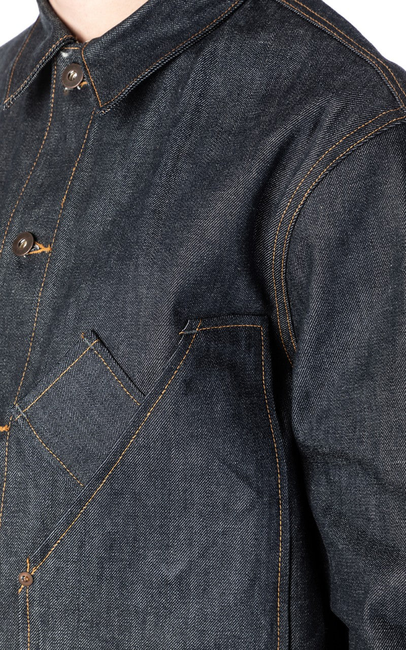 Tellason Coverall Jacket Selvedge Denim Indigo 12.5oz