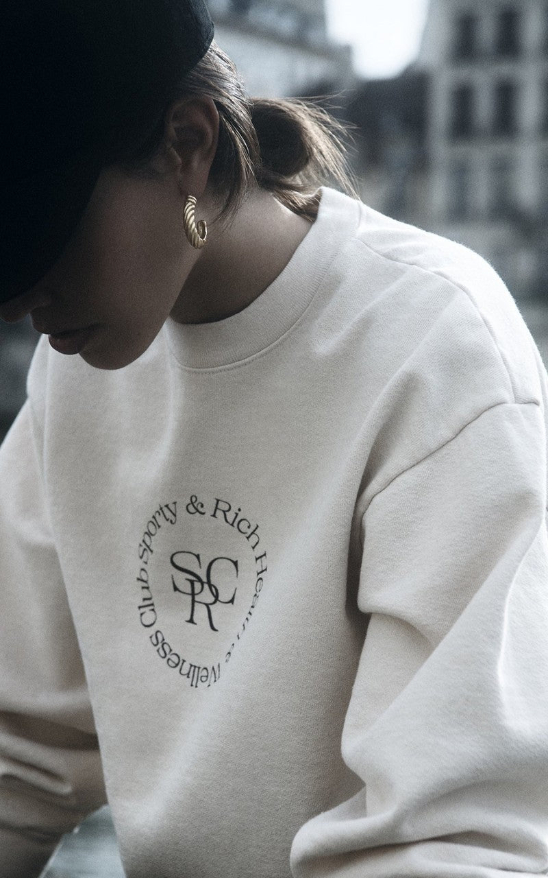 Sporty & Rich Crewneck SRHWC Beige
