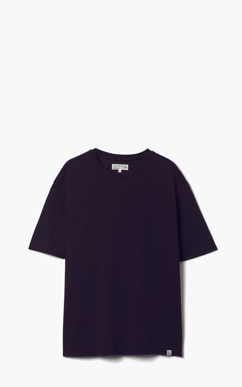Merz b. Schwanen CT02 Crew Neck Tee Deep Blue