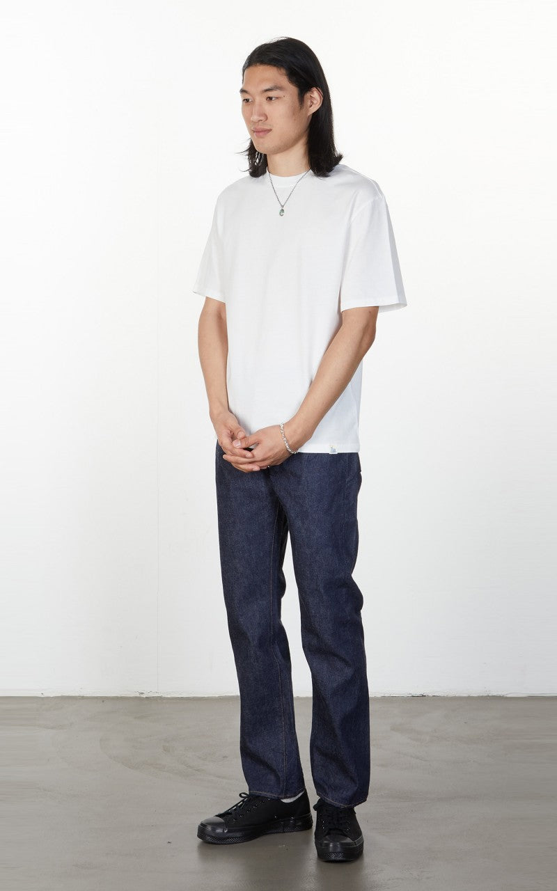 Merz b. Schwanen CTOS02 Oversized Crew Neck Tee White