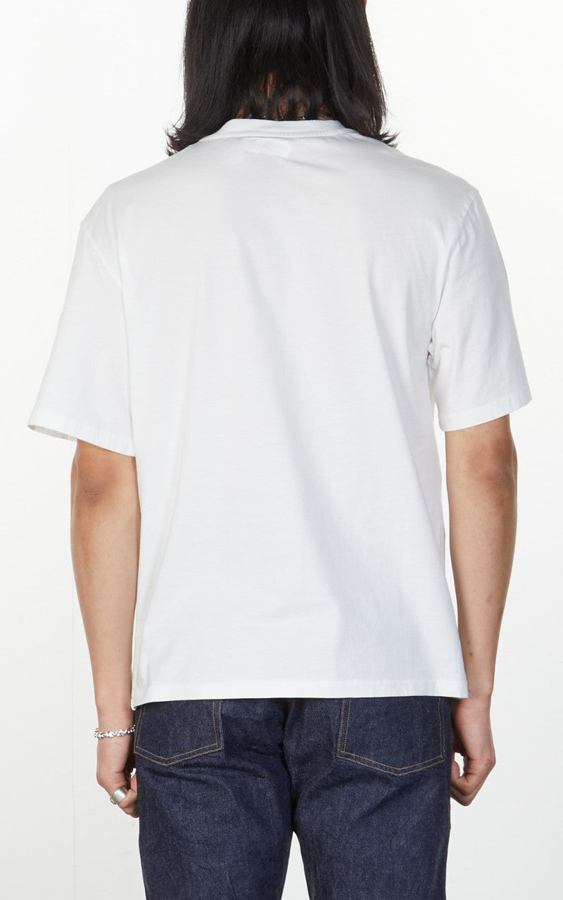 Merz b. Schwanen CTOS02 Oversized Crew Neck Tee White