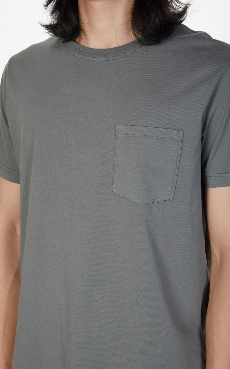Merz b. Schwanen CTP02 Crew Neck Pocket Tee Army