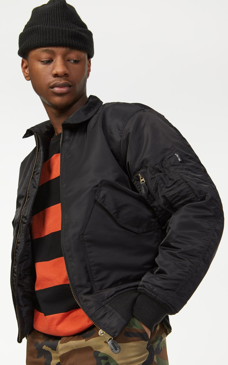 Military Surplus CWU US Flight Jacket Black