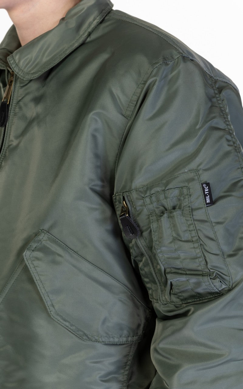 Military Surplus CWU US Flight Jacket Olive