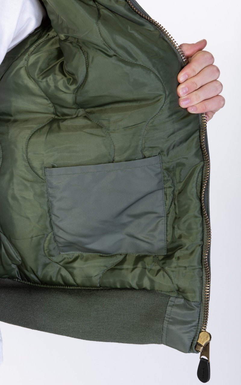 Military Surplus CWU US Flight Jacket Olive