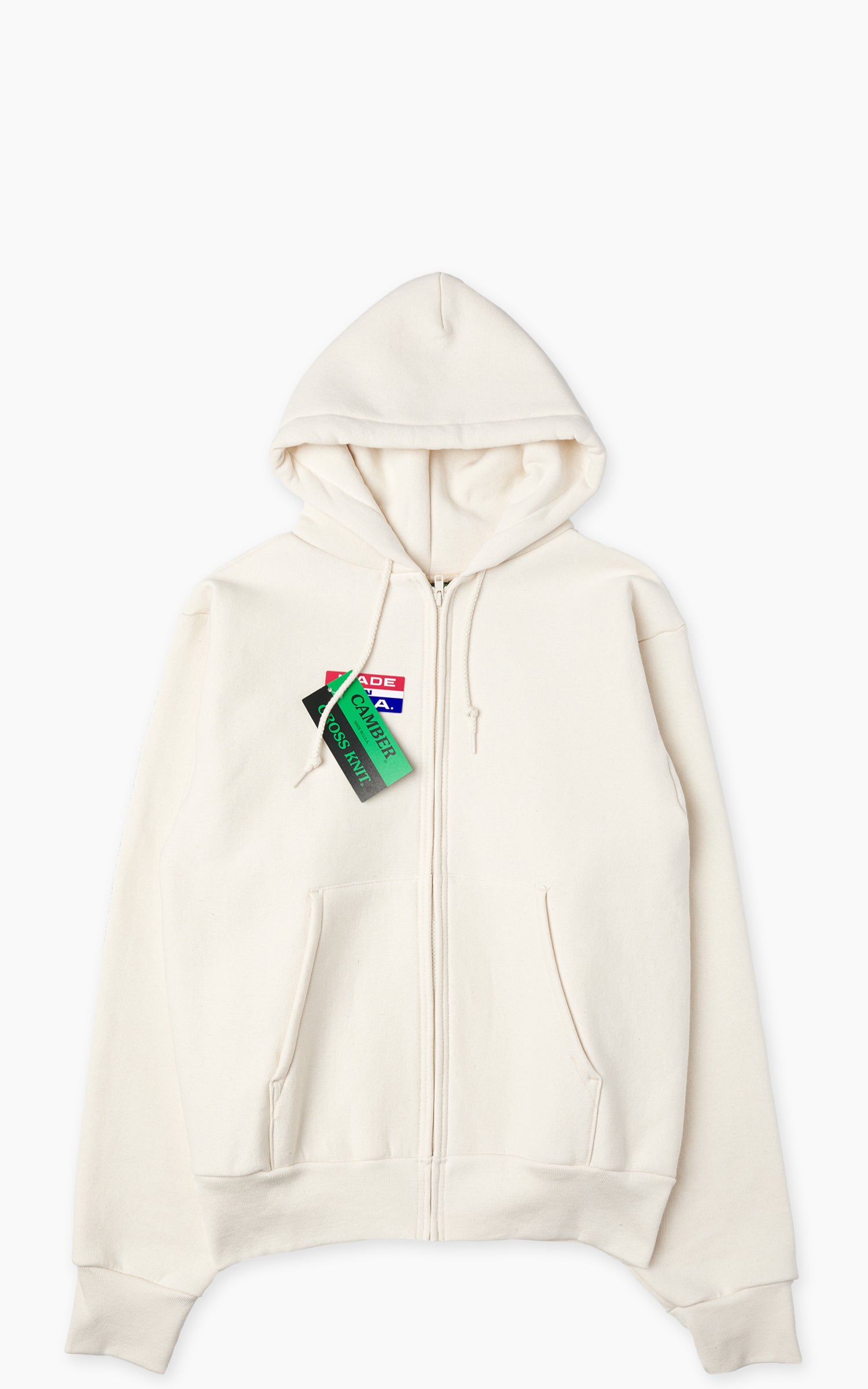 Camber USA #231 Heavyweight Zip Hoody Natural