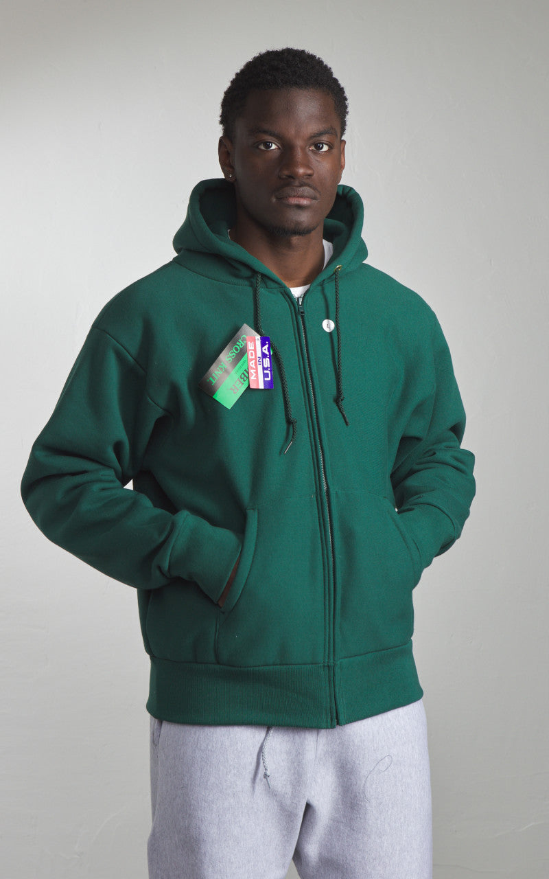Camber USA #231 Heavyweight Zip Hoody Dark Green