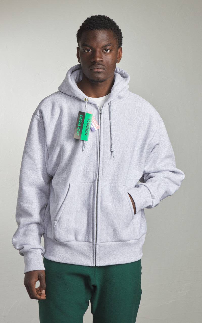 Camber USA #231 Heavyweight Zip Hoody Heather Grey