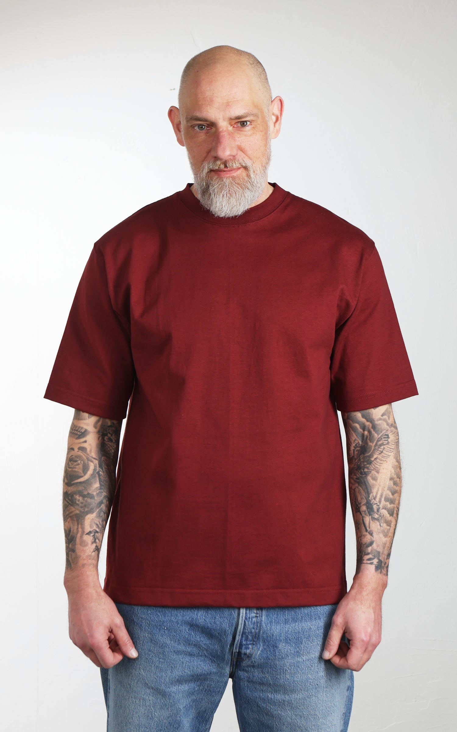 Camber USA #301 Heavyweight T-Shirt Burgundy