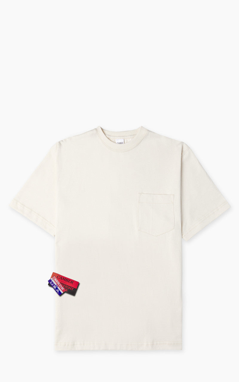 Camber USA #302 Heavyweight Pocket T-Shirt Natural