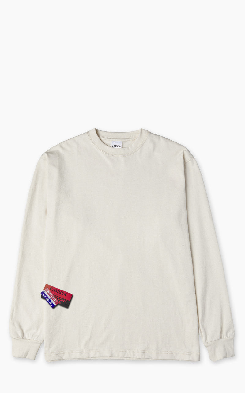 Camber USA #305 Heavyweight Longsleeve T-Shirt Natural