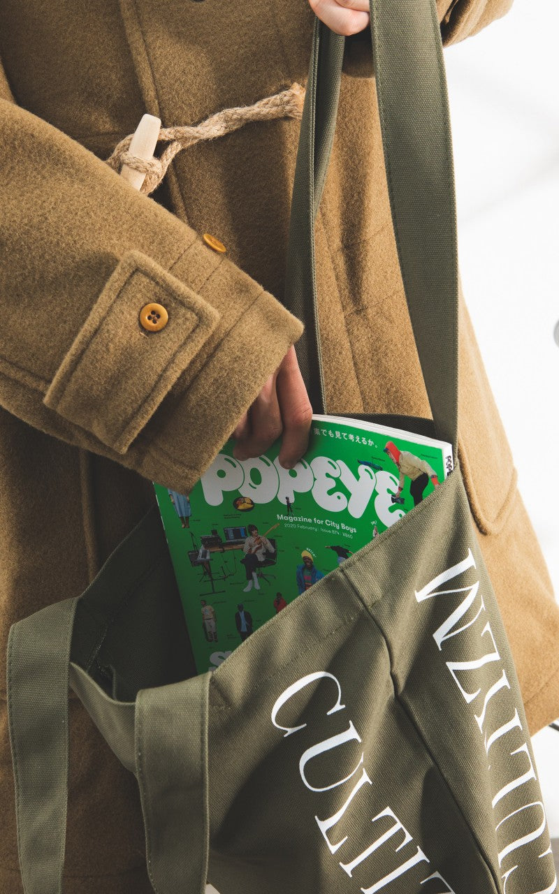 Cultizm Tote Bag Canvas Olive Drab 16oz