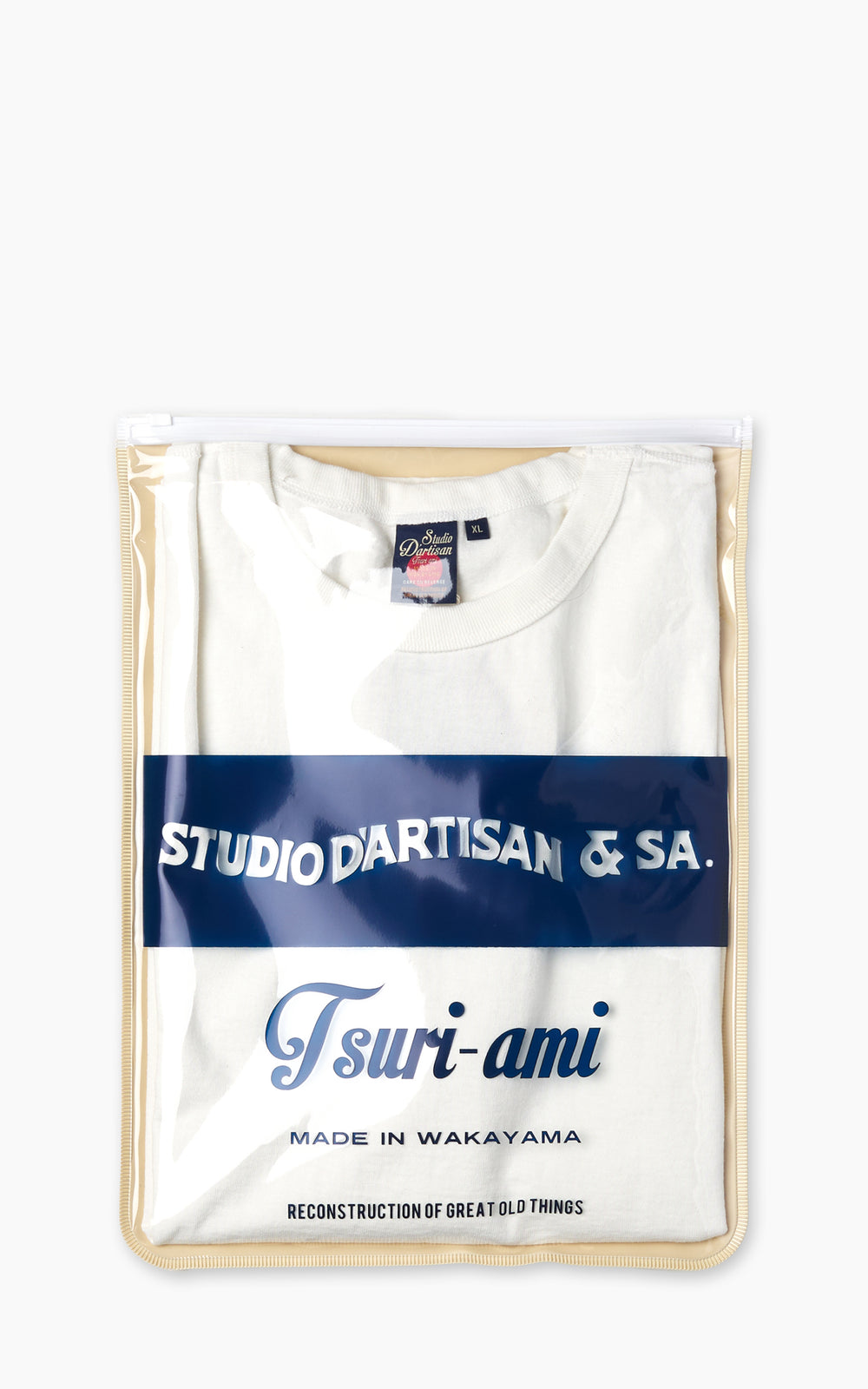 Studio D'Artisan 9913 Loopwheeled T-Shirt Pack White