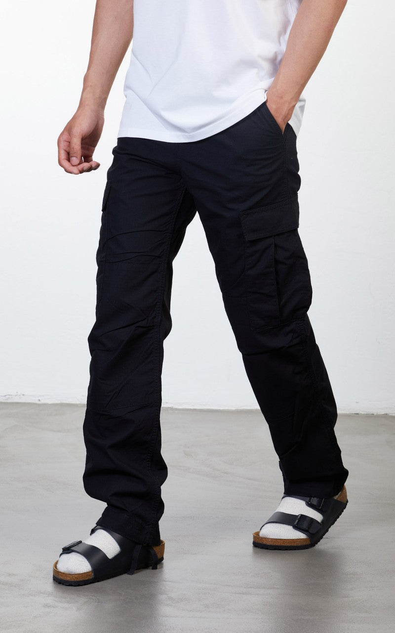 Carhartt WIP Regular Cargo Pant Black Rinsed
