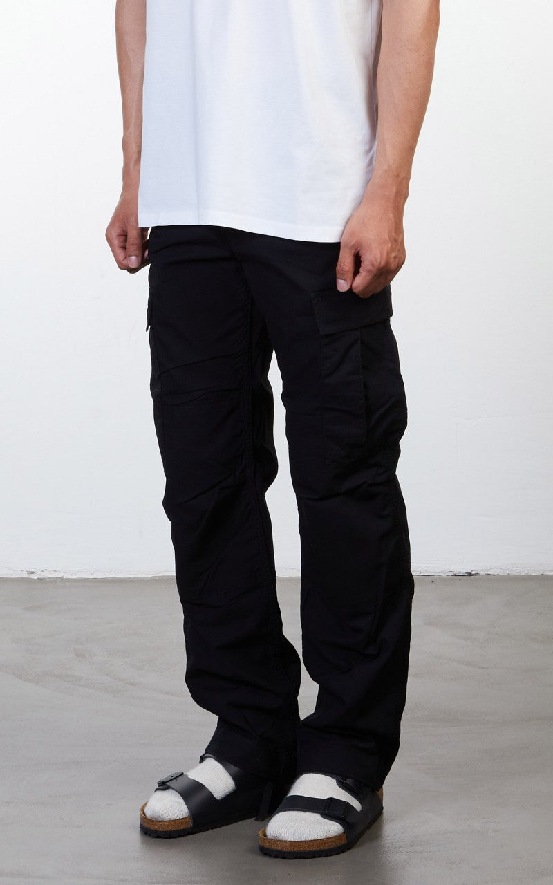 Carhartt WIP Regular Cargo Pant Black Rinsed