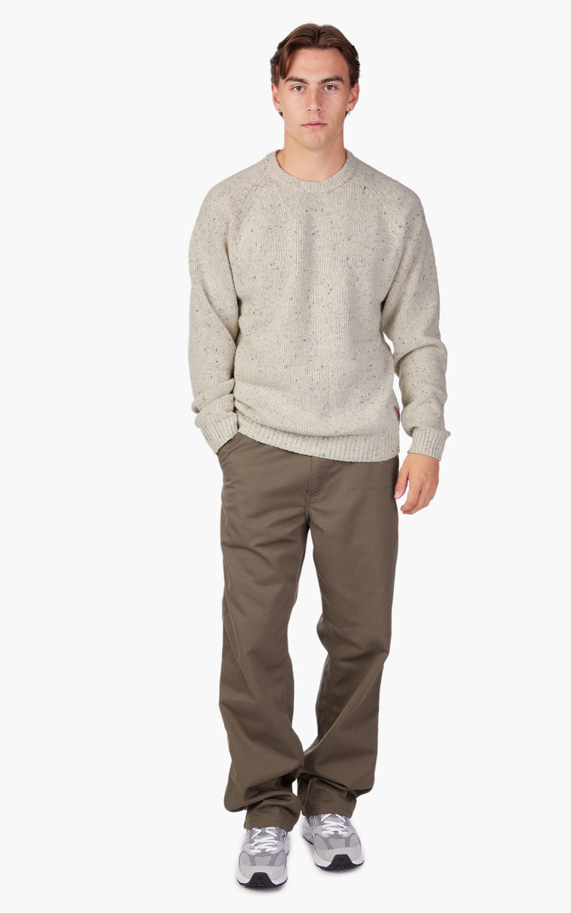 Carhartt WIP Anglistic Sweater Speckled Salt