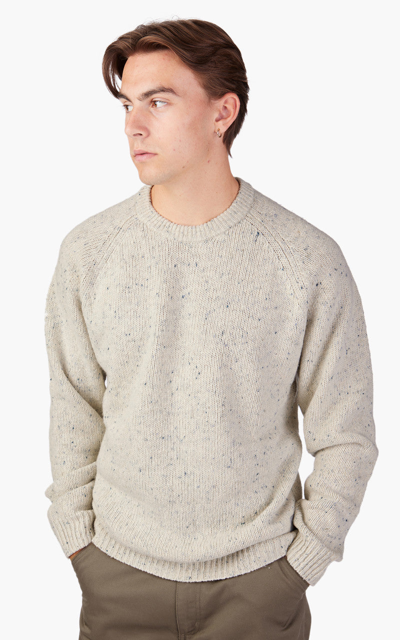 Carhartt WIP Anglistic Sweater Speckled Salt